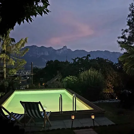 Well Zone Oase Thun-private Pool-garden-sauna-gym Apartamento Thun