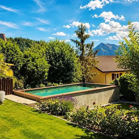 Apartamento Well Zone Oase Thun-private Pool-garden-sauna-gym *